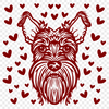 Creative Miniature Schnauzer In DXF For Free Download