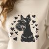 Beautiful Miniature Schnauzer In PDF And PNG