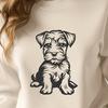 Unique Puppy In DXF Format - Free Download