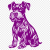 Sitting Miniature Schnauzer Printable Artwork