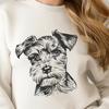 Beautiful Miniature Schnauzer - For Sublimation Project