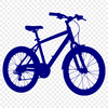 Vector illustration of a bicycle with sleek design lines, suitable for cutting machine files and commercial use.