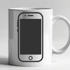 Sleek Smartphone SVG Illustration A digital representation of a smartphone with a sleek design.