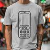 A vector representation of a modern mobile phone, suitable for various design projects.