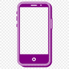 Vector Cell Phone Graphics A modern mobile phone with sleek design, ideal for vector graphics and digital art projects.