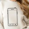 High-quality vector illustration of a modern smartphone in various configurations.