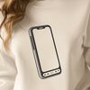 Illustration of a smartphone with sleek design and modern technology features.