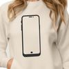 Sleek Smartphone Design A high-tech mobile phone with sleek design, suitable for vector art projects.