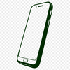 Mobile Phone Illustration Vector Art A detailed vector illustration of a mobile phone device.