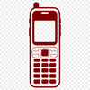 Vector illustration of a smartphone with sleek design elements.