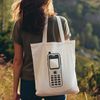 Illustrative representation of a mobile phone in vector format.