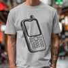 High-Tech Vector Graphics A detailed illustration of a modern smartphone, suitable for various design projects and crafts.