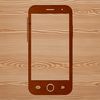 Mobile Phone Illustration Vector Graphic A smartphone illustration created as a vector graphic.