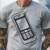 Vector illustration of a modern mobile phone with sleek design.
