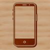 Simple Smartphone Vector Graphic A simple illustration of a modern smartphone device.