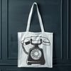 A free vector illustration of a classic telephone on a white background.