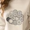 Free Digital Coin Graphics A set of digital coins designed as a vector graphic for various uses.