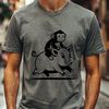 A vector illustration of a monkey-pig hybrid animal in various styles.