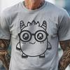 Cute Monster Wearing Glasses - Free DXF Download