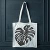 A detailed illustration of a Monstera leaf, suitable for vector art designs.