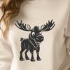 Wildlife Illustration of a North American Moose A detailed illustration of a North American moose in naturalistic pose.