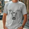 Wildlife Illustration of a Moose A digital illustration of a large, wild animal with distinctive antlers.