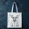 Moose Wildlife Silhouette A large, antlered wild animal native to North America.