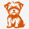 Sitting Morkie Image - Free SVG