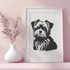 Creative Morkie In PDF And PNG