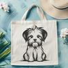 Stunning Puppy In SVG For Free Download