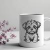 Unique Morkie Vector Craft File DXF - Free Download