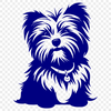 Sitting Morkie Decal