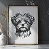 Beautiful Morkie SVG