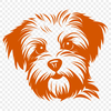 Free Creative Morkie Vector Illustration