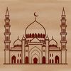 Islamic place of worship architecture illustration in vector format.