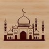 Vector Mosque Design Element Mosque architecture illustration in a clean vector format, suitable for various design applications.