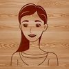 Elegant Female Outline Icon Female silhouette in outline form, suitable for various design applications.