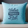 Beautiful Self Worth Quote Design Inspirational quote about self worth and confidence in a modern vector design.