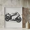 Beautiful Motorcycle - Procreate SVG