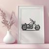 Free Motorbike - Craft DXF