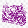 Free Unique Motorbike Stencil