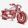 Unique Motorcycle Digital Art