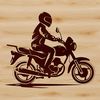 Realistic Motorbike Design Elements A high-quality vector graphic of a motorbike with realistic features and design elements.