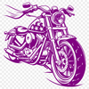 Free Unique Motorbike Vector Drawing