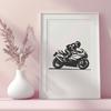 Creative Motorcycle - Cricut DXF