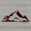 A high-resolution vector graphic of a mountain silhouette suitable for cutting machine designs.