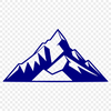 Mountain Vector Illustration A digital representation of a mountain in vector format, suitable for use in various design applications.