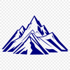 Mountain Landscape Vector Design Mountain landscape vector design with peak and terrain details.
