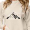 A 2D digital representation of a mountain landscape, created as a scalable vector graphic (SVG) file.