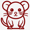 Mouse In PDF Format - Free Commercial Use License